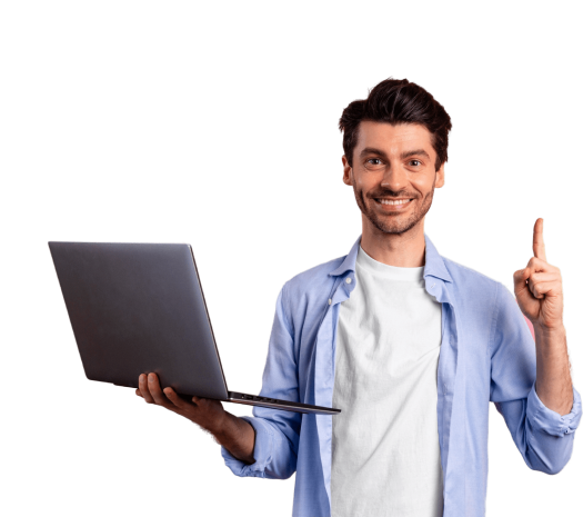 smiley-man-holding-laptop-and-pointing-up-transformed 1